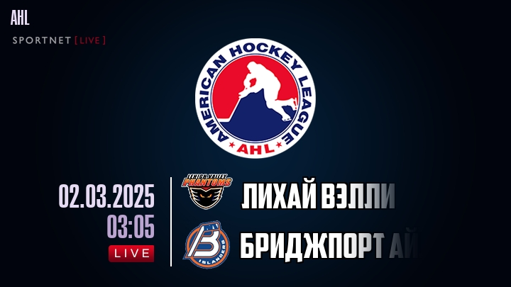 Лихай Вэлли - Бриджпорт Айлендерс хайлайты 2025-03-02