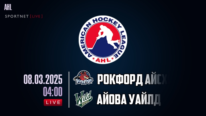 Рокфорд Айсхогс - Айова Уайлд хайлайты 2025-03-08