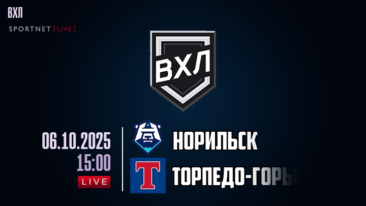 Норильск - Торпедо-Горький хайлайты 2025-10-06