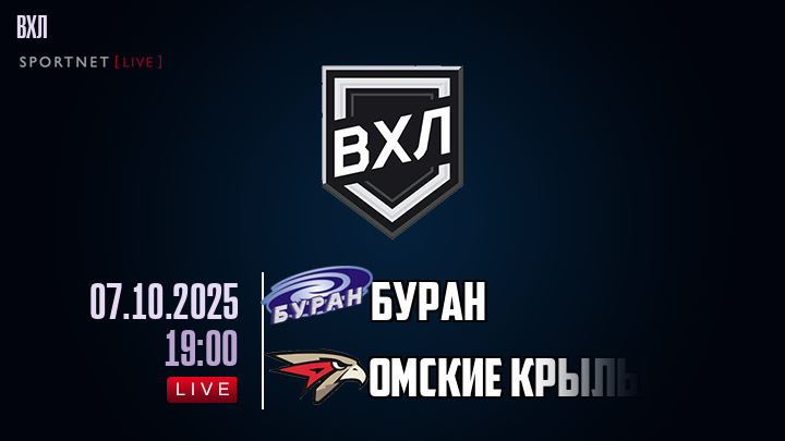 Буран - Омские Крылья хайлайты 2025-10-07