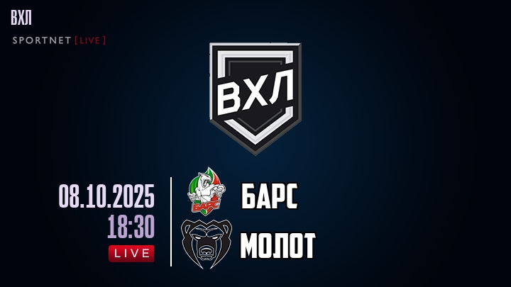 Барс — Молот, смотреть онлайн 8 октября 2025