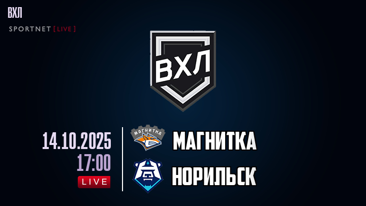 Магнитка - Норильск хайлайты 2025-10-14