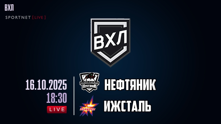 Нефтяник - Ижсталь хайлайты 2025-10-16