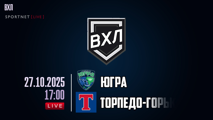 Югра - Торпедо-Горький хайлайты 2025-10-27