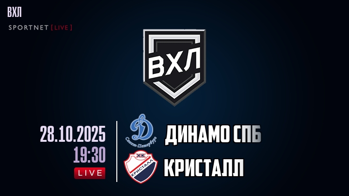 Динамо Спб - Кристалл хайлайты 2025-10-28
