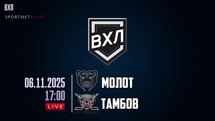 Молот - Тамбов хайлайты 2025-11-06