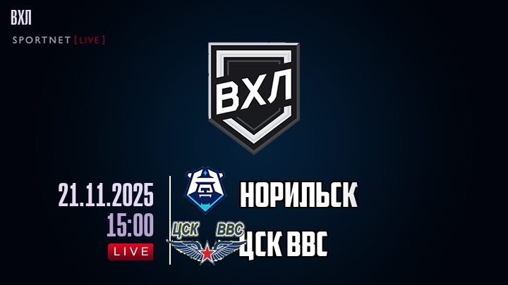 Норильск - ЦСК ВВС хайлайты 2025-11-21