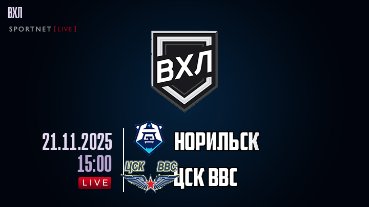 Норильск - ЦСК ВВС хайлайты 2025-11-21