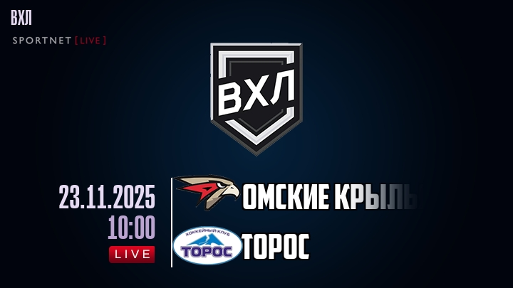 Омские Крылья — Торос, смотреть онлайн 23 ноября 2025