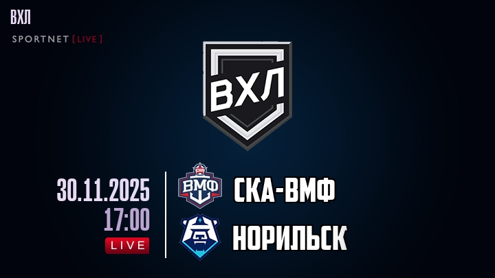 СКА-ВМФ - Норильск хайлайты 2025-11-30