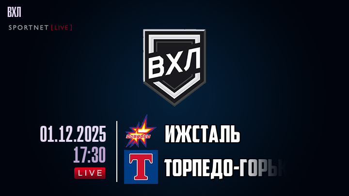 Ижсталь - Торпедо-Горький хайлайты 2025-12-01