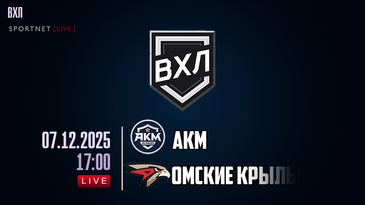 АКМ - Омские Крылья хайлайты 2025-12-07