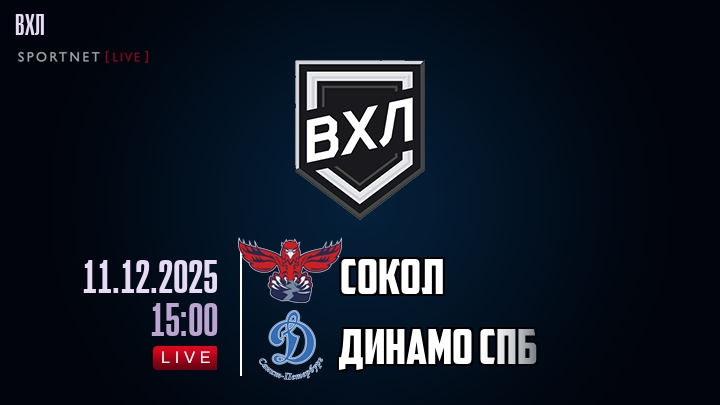 Сокол — Динамо Спб, смотреть онлайн 11 декабря 2025
