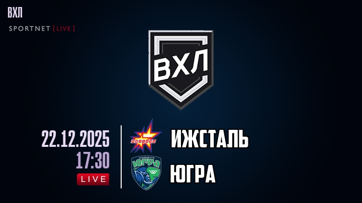 Ижсталь - Югра хайлайты 2025-12-22