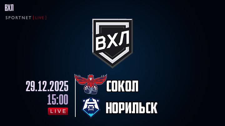Сокол - Норильск хайлайты 2025-12-29