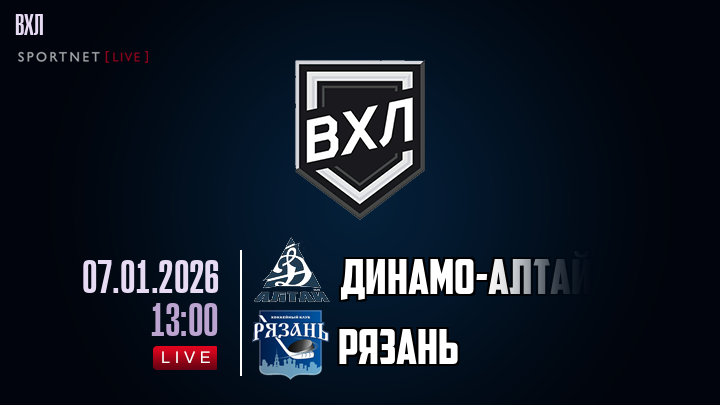 Динамо-Алтай - Рязань хайлайты 2026-01-07