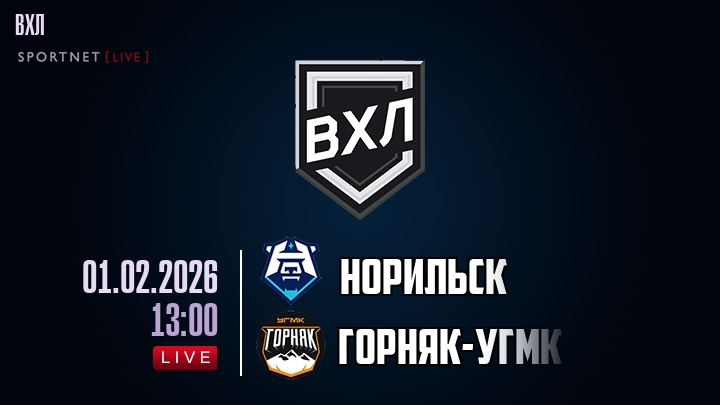 Норильск - Горняк-УГМК хайлайты 2026-02-01