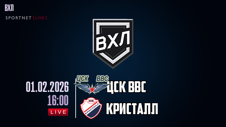 ЦСК ВВС - Кристалл хайлайты 2026-02-01
