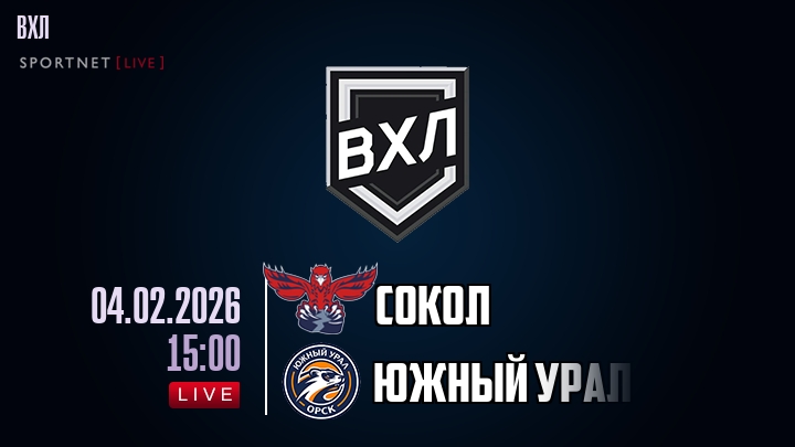Сокол — Южный Урал, смотреть онлайн 4 февраля 2026