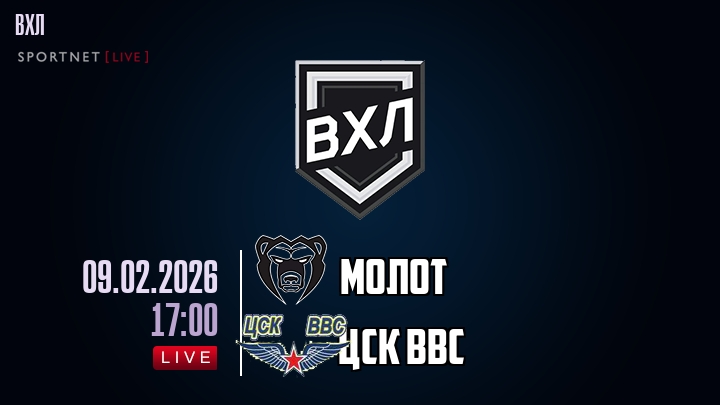 Молот - ЦСК ВВС хайлайты 2026-02-09