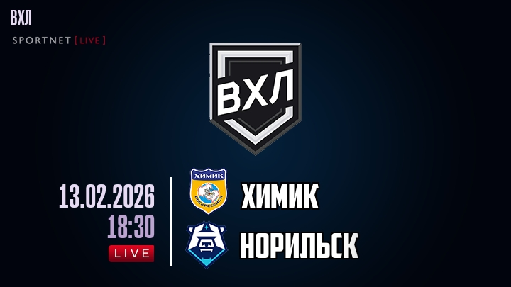 Химик - Норильск хайлайты 2026-02-13