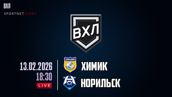 Химик - Норильск хайлайты 2026-02-13