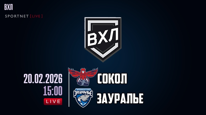 Сокол - Зауралье хайлайты 2026-02-20