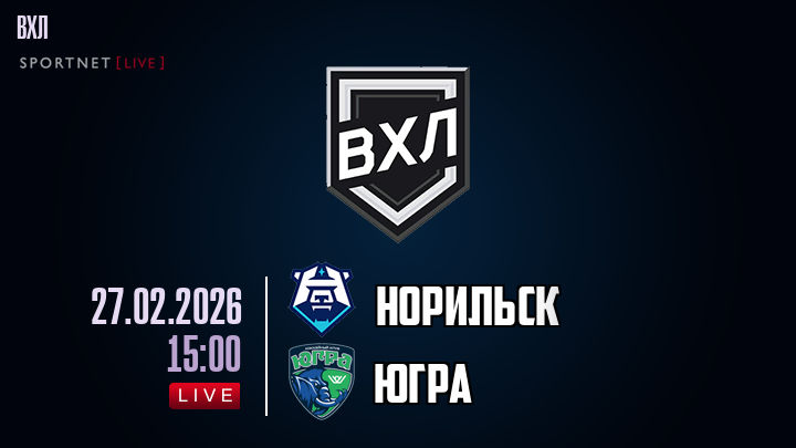 Норильск - Югра хайлайты 2026-02-27