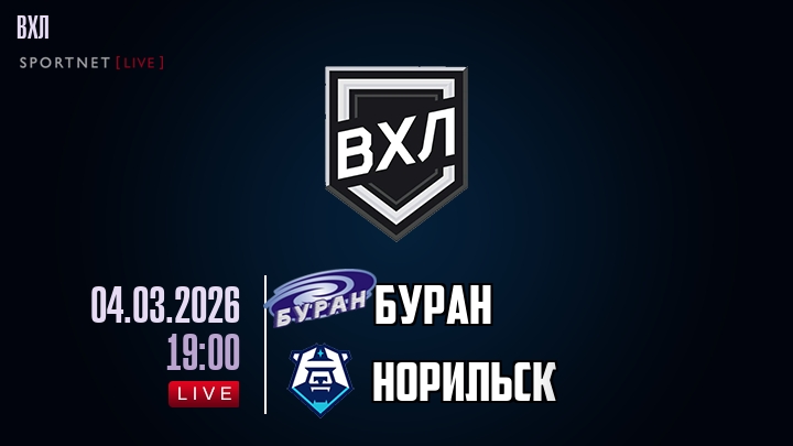 Буран - Норильск хайлайты 2026-03-04