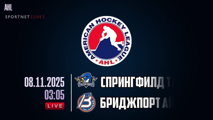 Спрингфилд Тандербердс - Бриджпорт Айлендерс хайлайты 2025-11-08