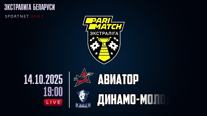 Авиатор — Динамо-Молодечно, смотреть онлайн 14 октября 2025