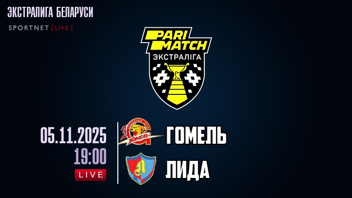 Гомель — Лида, смотреть онлайн 5 ноября 2025