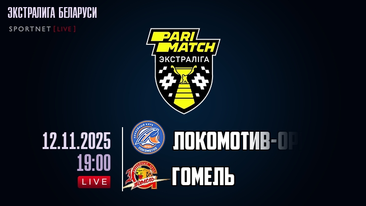 Локомотив-Орша — Гомель, смотреть онлайн 12 ноября 2025