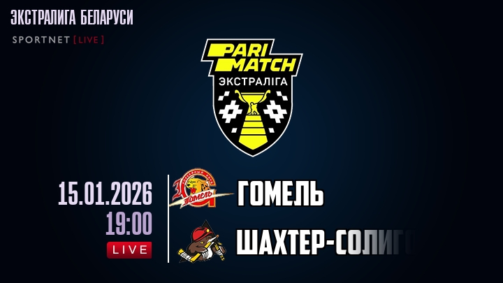 Гомель — Шаxтер-Солигорск, смотреть онлайн 15 января 2026
