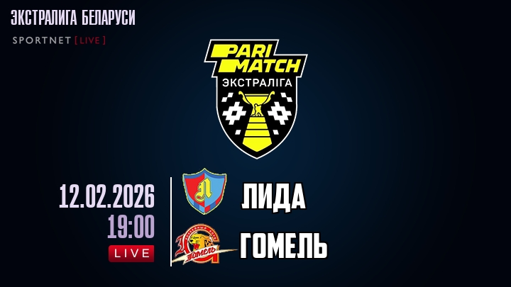 Лида — Гомель, смотреть онлайн 12 февраля 2026