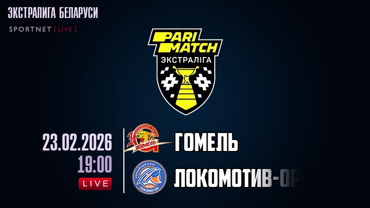 Гомель — Локомотив-Орша, смотреть онлайн 23 февраля 2026
