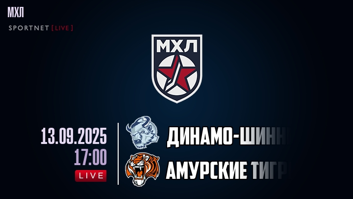 Динамо-Шинник — Амурские Тигры, смотреть онлайн 13 сентября 2025