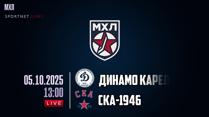 Динамо Карелия — СКА-1946, смотреть онлайн 5 октября 2025