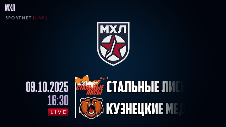 Стальные Лисы — Кузнецкие Медведи, прогноз матча от 9 октября 2025
