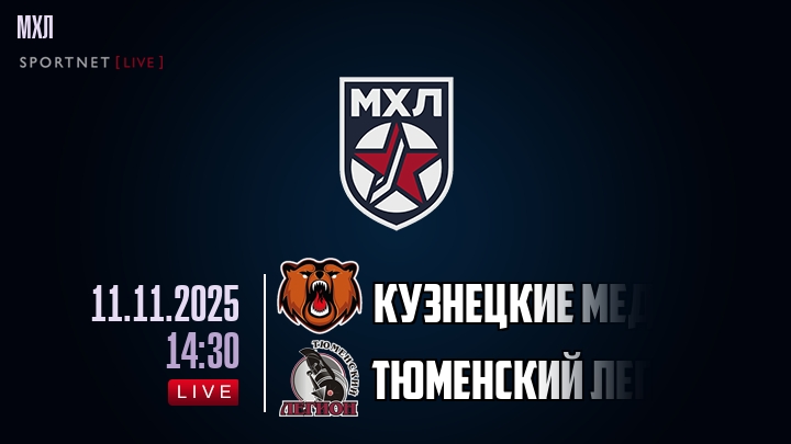 Кузнецкие Медведи — Тюменский Легион, смотреть онлайн 11 ноября 2025