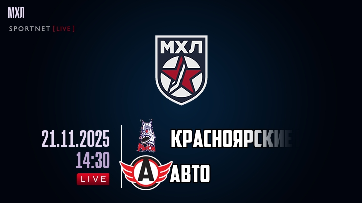 Красноярские Рыси — Авто, смотреть онлайн 21 ноября 2025