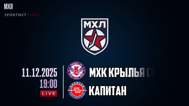 МХК Крылья Советов — Капитан, смотреть онлайн 11 декабря 2025