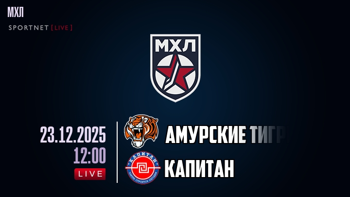 Амурские Тигры — Капитан, смотреть онлайн 23 декабря 2025