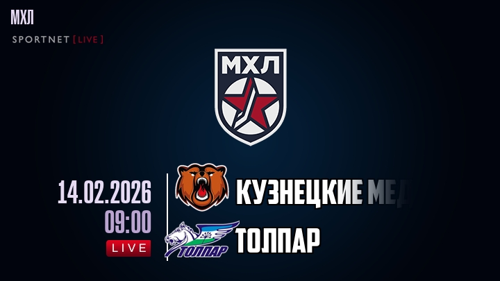 Кузнецкие Медведи — Толпар, смотреть онлайн 14 февраля 2026