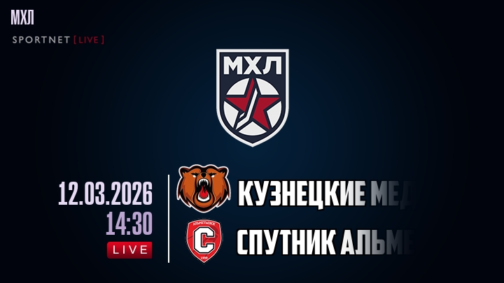 Кузнецкие Медведи — Спутник Альметьевск, смотреть онлайн 12 марта 2026