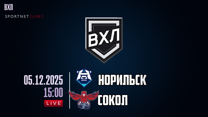 Норильск - Сокол хайлайты 2025-12-05