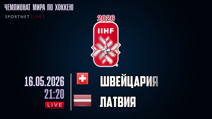 Швейцария - Латвия хайлайты 2026-05-16