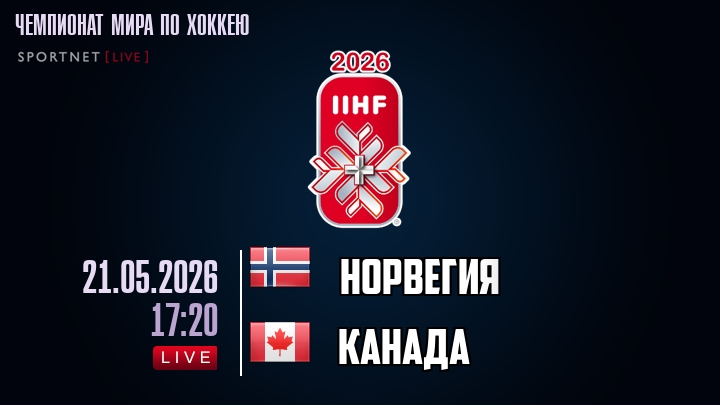 Норвегия - Канада хайлайты 2026-05-21