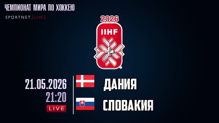Дания - Словакия хайлайты 2026-05-21