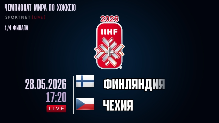 Финляндия - Чехия хайлайты 2026-05-28